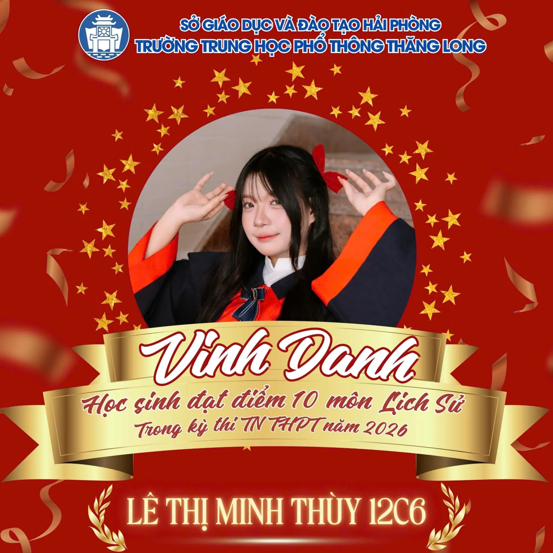 KẾT QUẢ THI TỐT NGHIỆP THPT CỦA HS THPT THĂNG LONG 8 08 1